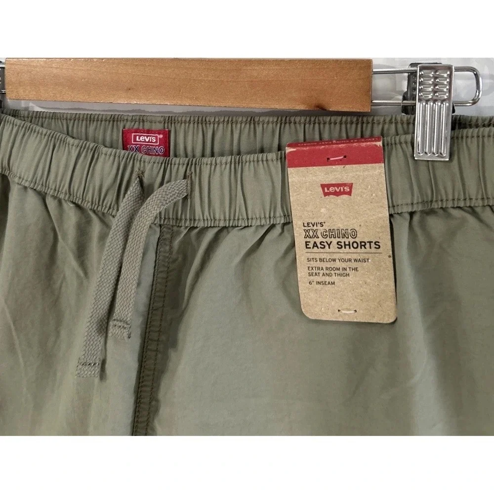 Levi's XX CHINO Easy Stretch Solid Pull On Stretch Shorts Men's Sz XL  $49.50